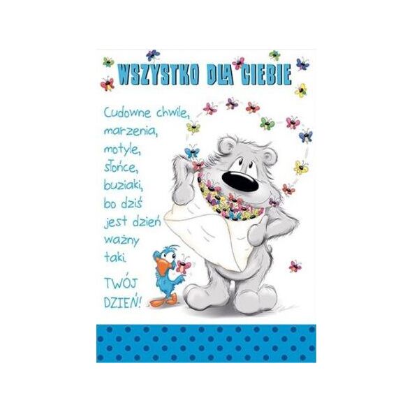 Stamp Karnet Happy B6 + koperta wzór nr 18