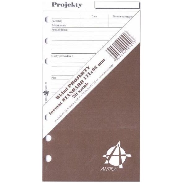 Antra Wkład do organizera ST Projekty ANTRA
