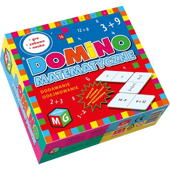 Multigra Domino matematyczne Dodawanie i odejmowani