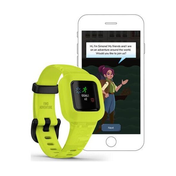 Smartband Garmin Vivofit Junior 3 Moro Zielony