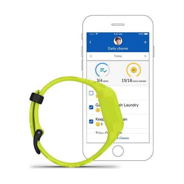 Smartband Garmin Vivofit Junior 3 Moro Zielony