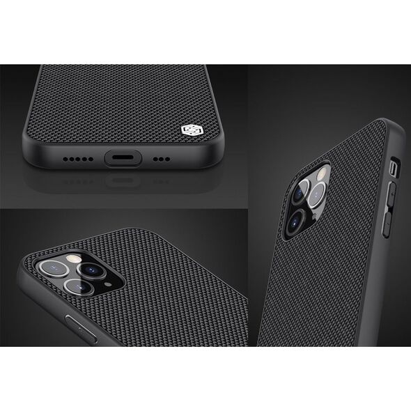 Nillkin Etui Nillkin Textured do Apple iPhone 12 Pro Max (Czarne) uniwersalny