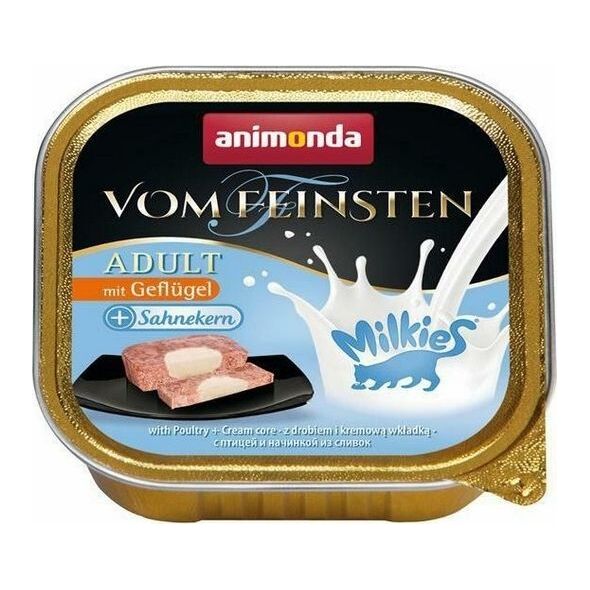 Animonda ANIMONDA KOT 100g V.FEINSTEN MILKY DRÓB z FARSZEM ŚMIETANOWYM tacka/32
