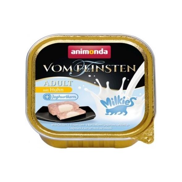 Animonda ANIMONDA KOT 100g V.FEINSTEN MILKY KURA z FARSZEM JOGURTOWYM tacka/32