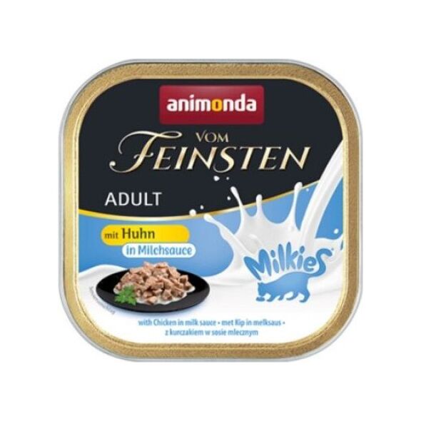 Animonda ANIMONDA KOT 100g V.FEINSTEN MILKY KURA z FARSZEM MLECZNYM tacka/32