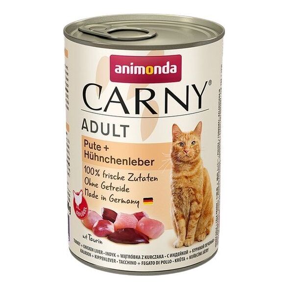 Animonda ANIMONDA KOT 400g CARNY INDYK WĄTRÓBKA puszka /6