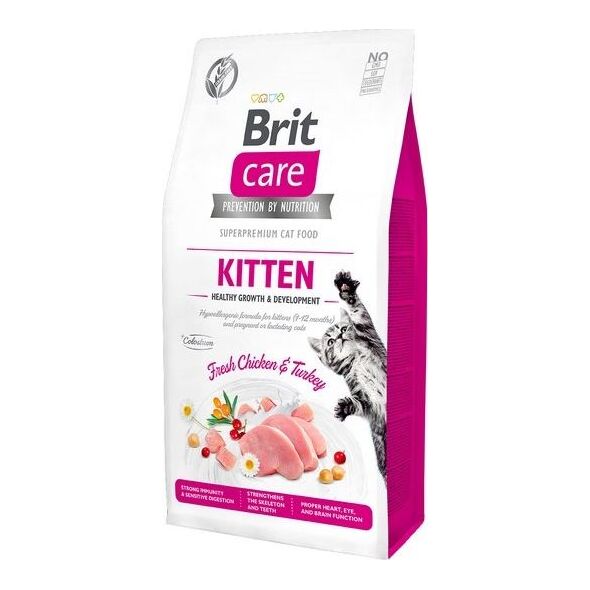 VAFO PRAHS Brit Care Kot Kitten 2kg Healthy Growth & Development Gf