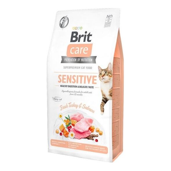 VAFO PRAHS BRIT CARE KOT SENSITIVE 2KG HEALTHY DIGESTION & DELICATE TASTE GF