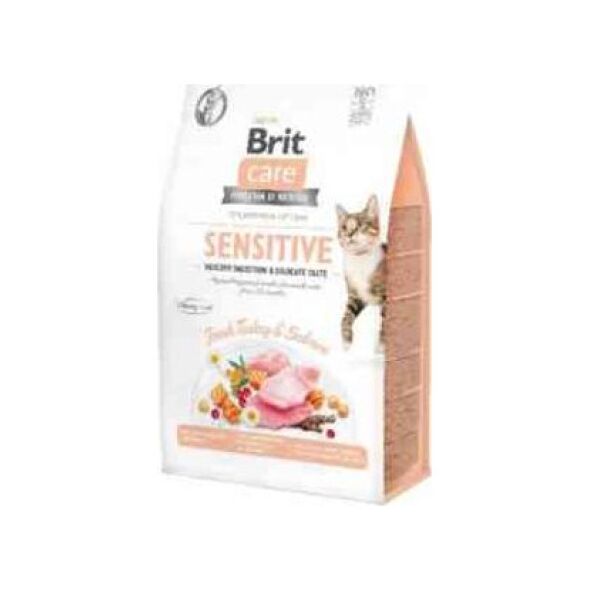 VAFO PRAHS Brit Care Kot Sensitive 7kg Healthy Digestion & Delicate Taste Gf