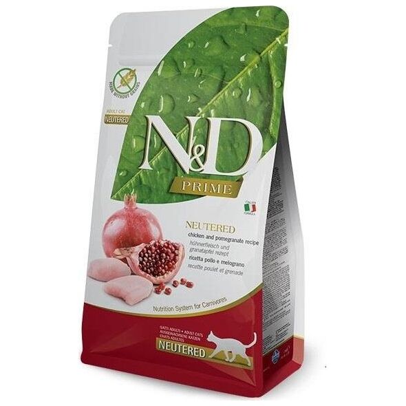 Farmina N&D Prime Cat Neutered - Chicken & Pomegranate Adult 5kg