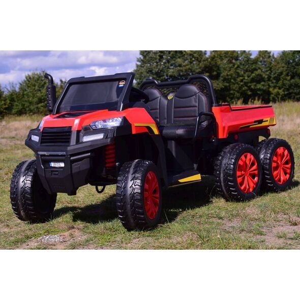 Super-Toys BUGGY 6 KOŁOWY DLA 2 DZIECI, WYWROTKA, MIĘKKIE KOŁA, MIEKKIE SIEDZENIE, NAJMOCNIEJSZA WERSJA/A730-2