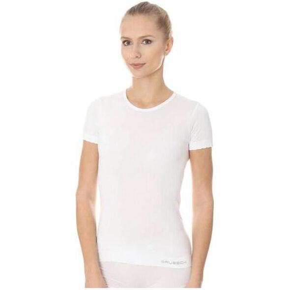 Brubeck SS00970A Koszulka damska z krótkim rękawem COMFORT COTTON biały S