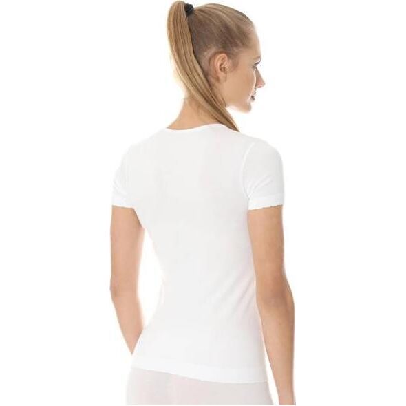 Brubeck SS00970A Koszulka damska z krótkim rękawem COMFORT COTTON biały L