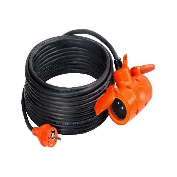 PRZEDŁUŻACZ ELEKTRYCZNY RR PS-200G IP44/3*1.5/10M 2GS CE