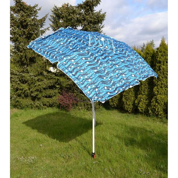 Saska Garden Parasol plażowo ogrodowy 180cm niebieski morski
