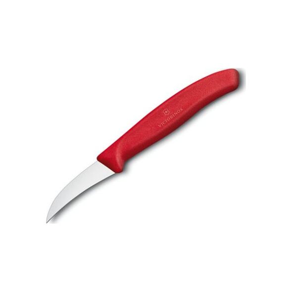 Victorinox Nóż kuchenny Victorinox do jarzyn, zagięty, 6 cm, czerwony