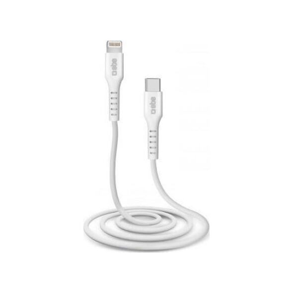 Kabel USB SBS Mobile USB-C - Lightning 1 m Biały (JAB-6468840)