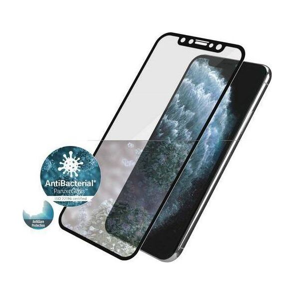 PanzerGlass PanzerGlass E2E Anti-Glare iPhone X/Xs /11 Pro Case Friendly AntiBacterial Microfracture czarny/black () - PAN000249