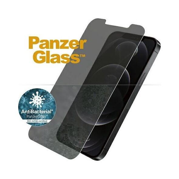 PanzerGlass do Apple iPhone 12/12 Pro Privacy Antibakteriell Standard Fit