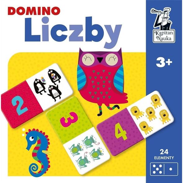 Kapitan Nauka Gra Domino Liczby. Kapitan Nauka