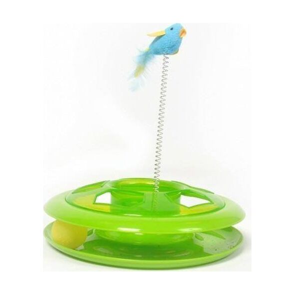 Duvo+ DUVO+ ZABAWKA DLA KOTA "HAPPY HOOP" ZIELONA 26cm 1717041