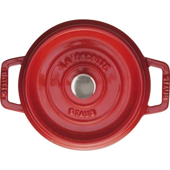 STAUB Garnek STAUB żeliwny okrągły 2.6 ltr czerwony uniwersalny