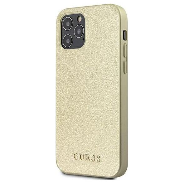 Guess Guess GUHCP12LIGLGO iPhone 12 Pro Max 6,7" złoty/gold hardcase Iridescent