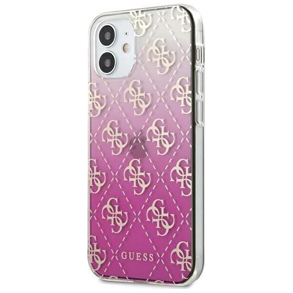 Guess Guess GUHCP12SPCU4GGPI iPhone 12 mini 5,4" różowy/pink hardcase 4G Gradient