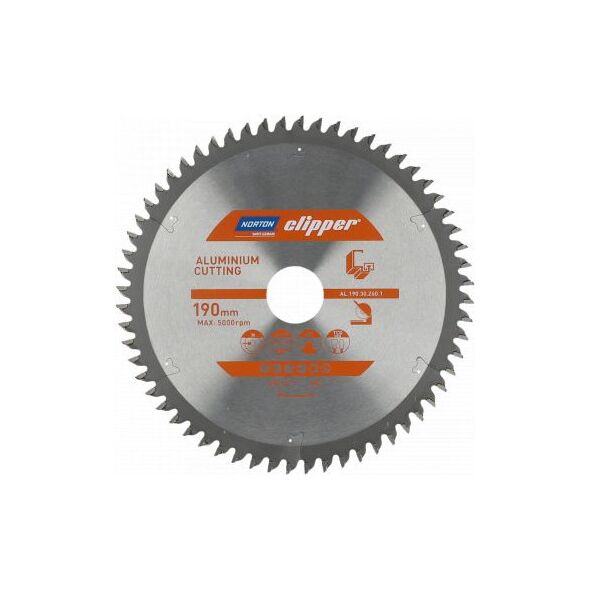 Norton Clipper NORTON PIŁA TARCZOWA 250mm x 30mm x 80z ALUMINUM (2,8/2,0) N70184608138