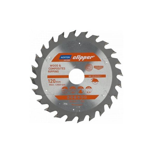 Norton Clipper NORTON PIŁA TARCZOWA 260mm x 30mm x 40z DREWNO I KOMPOZYTY ATB (3,2 / 2,2) N70184608117