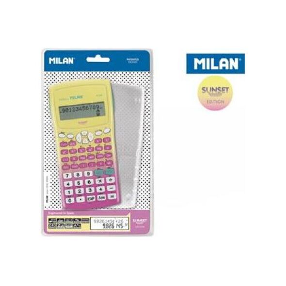 Kalkulator Milan Kalkulator naukowy M240 Sunset żółto różowy MILAN