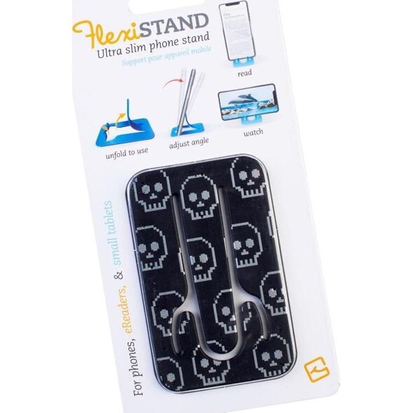 Podstawka Thinking Gifts FlexiStand podstawka pod telefon - Skull - Czaszki