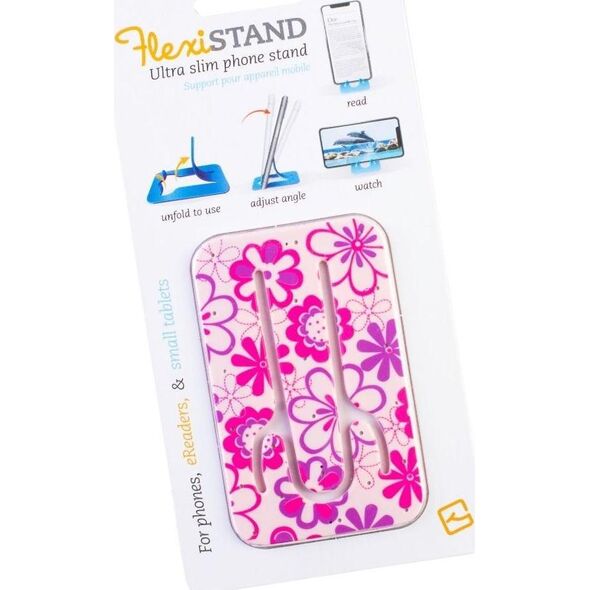 Podstawka Thinking Gifts FlexiStand podstawka pod telefon - Pink Flower