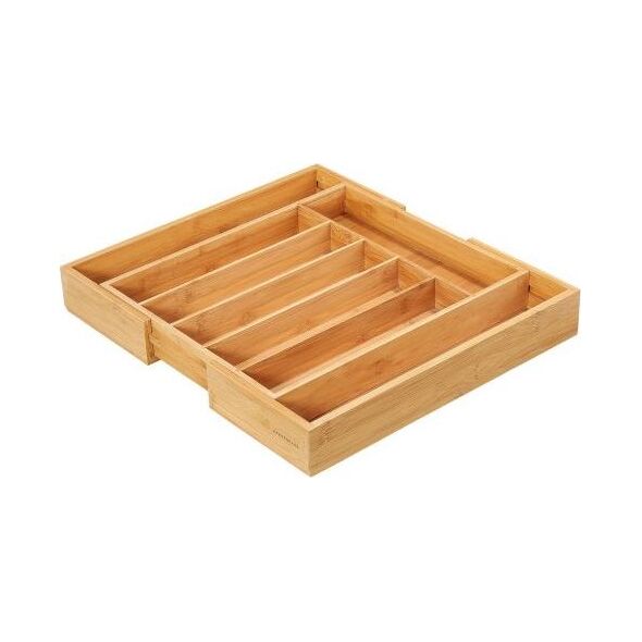 Zassenhaus Wkład Zassenhaus na sztućce, rozsuwany, 34,5-47,5 x 40,5 x 6 cm, bambus