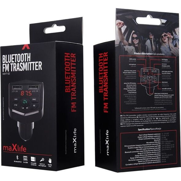 Transmiter FM MaxLife  MXFT-02 (OEM001792)