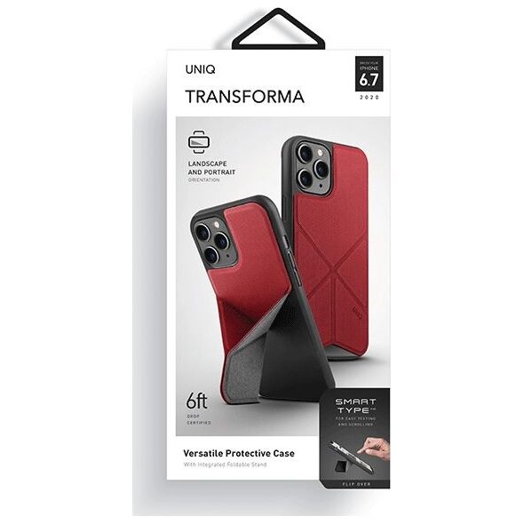 Uniq UNIQ etui Transforma Apple iPhone 12 Pro Max czerwony/red