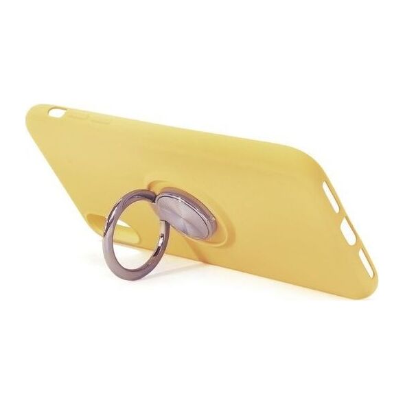 ETUI SILICONE RING SAMSUNG GALAXY S20 ŻÓŁTY standard