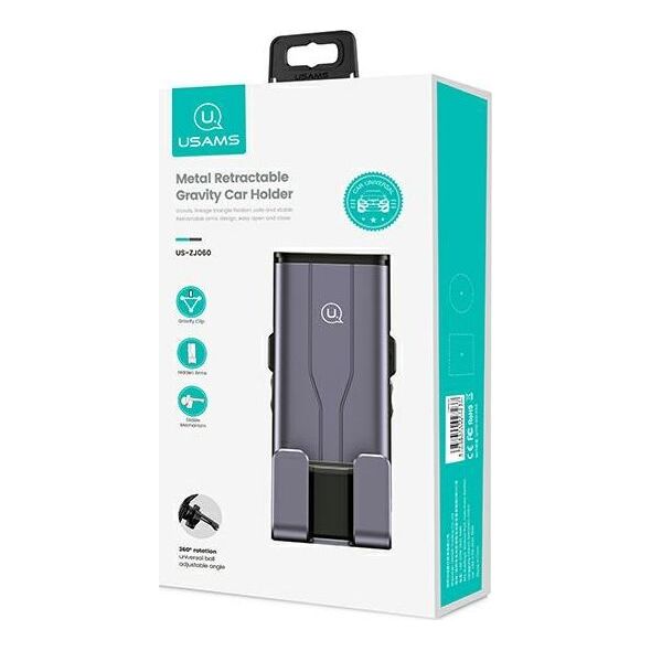 Usams Uchwyt grawitacyjny do samochodu Metal Gravity ZJ060ZJ02