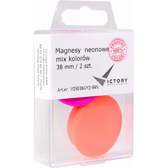 Victory MAGNESY DO TABLIC VICTORY 38 MM MIX KOLOR (2)