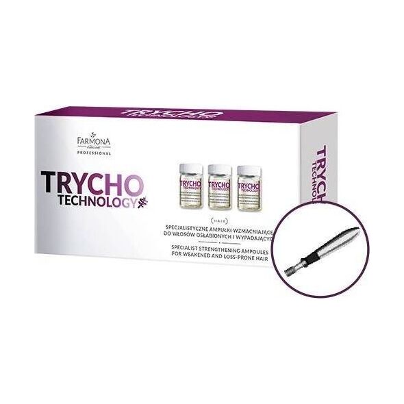 Farmona Trycho Technology do włosów osłabionych, specjalistyczne ampułki wzmacniające 10×5ml