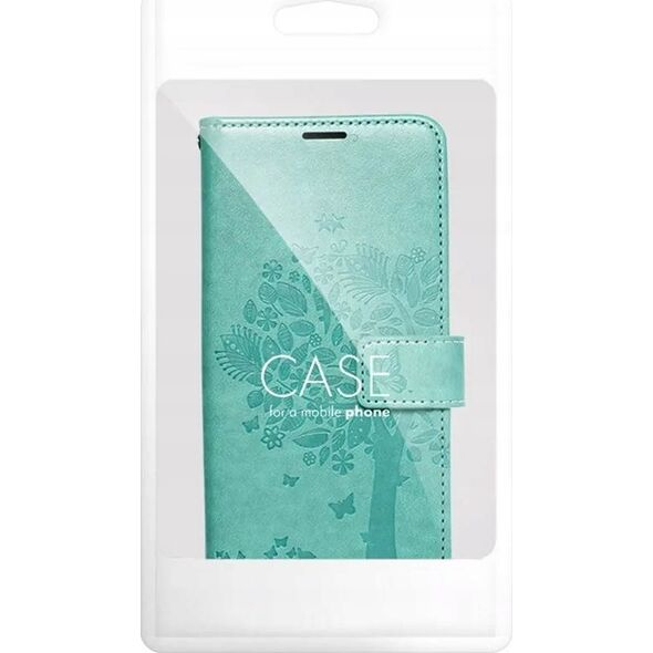 ForCell Kabura Forcell MEZZO Book do IPHONE 13 drzewo zielony