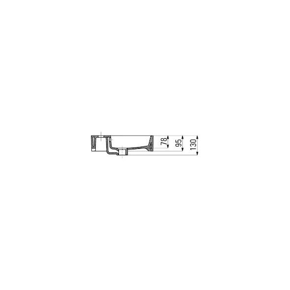 Umywalka Deante Temisto 50cm (CDT 6U4S)