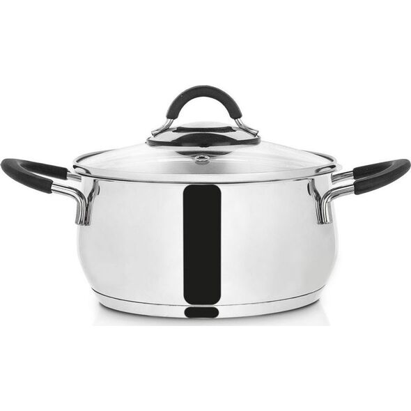 Orion Garnek stalowy Dalie z pokrywką 16cm 1.8l