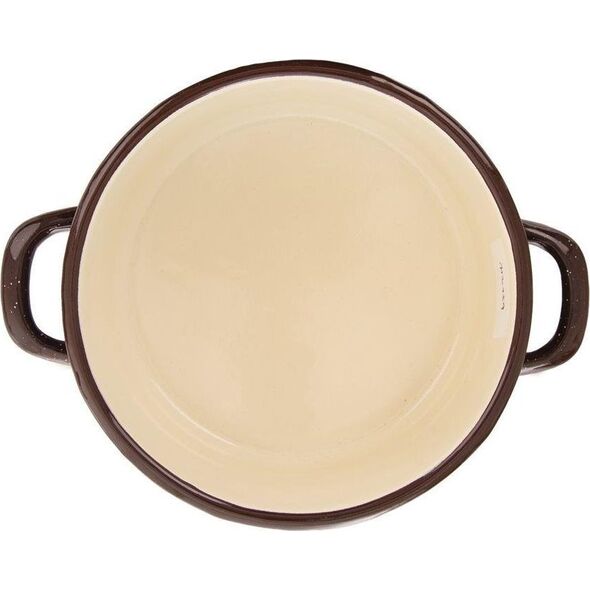 Orion Garnek rondel garnuszek emaliowany 1.5l brązowy