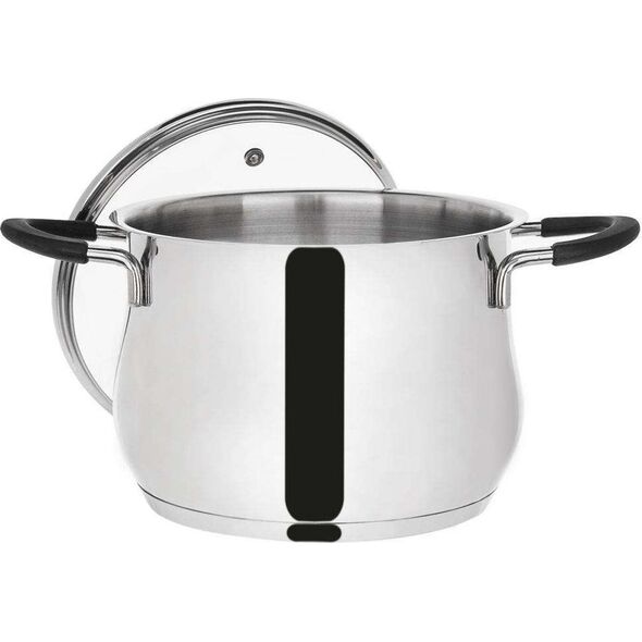 Orion Garnek stalowy Dalie z pokrywką 18cm 3.5l
