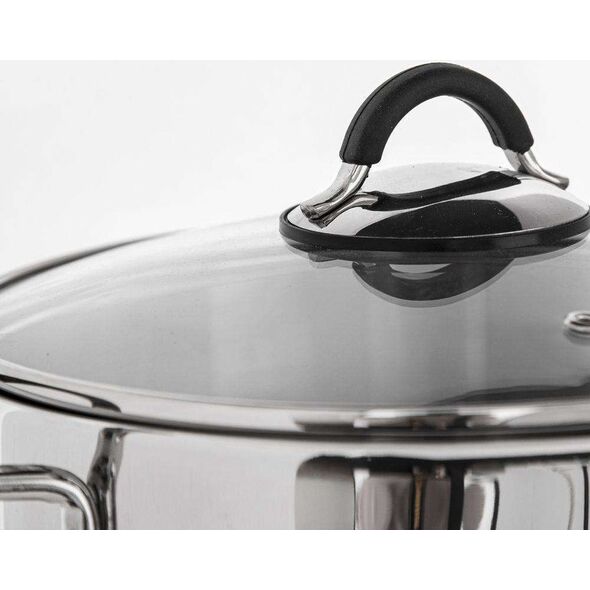Orion Garnek stalowy Dalie z pokrywką 16cm 2.4l