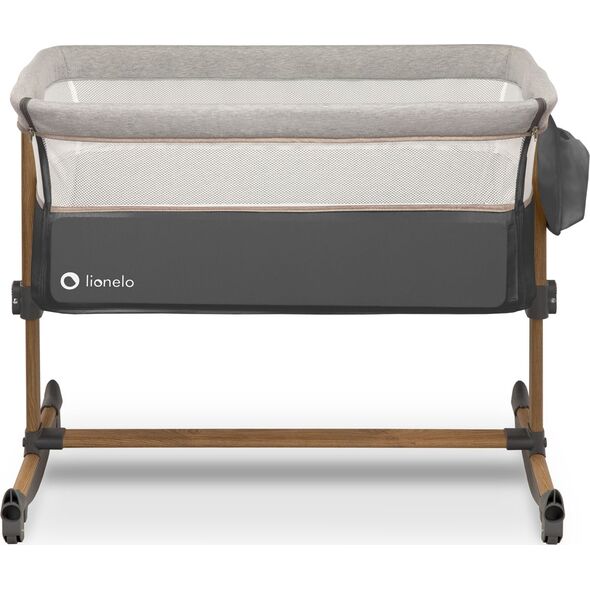 Lionelo Łóżeczko dostawne Lionelo Leonie 3w1 Grey Stone