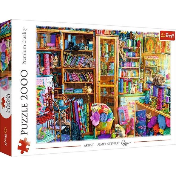 Trefl Puzzle 2000 el. Koci raj