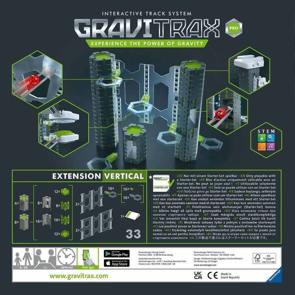 Ravensburger Gravitrax PRO - Wertykalny zestaw uzupełniający (268160)