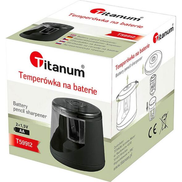 Titanum Temperówka elektryczna automatyczna 7-8mm na baterie